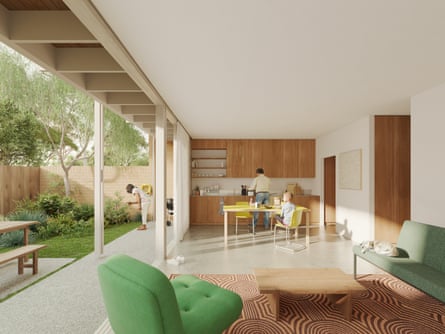 A home design by the architecture firm Saha featured in the NSW Housing Pattern Book.